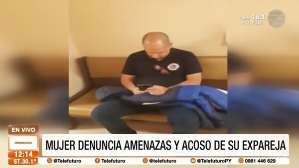 Mujer denuncia amenazas y acoso de su expareja