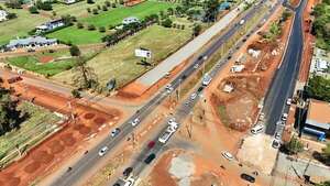 Desde este domingo, desviarán el tránsito en la ruta PY02 por obras del viaducto en CDE - ABC en el Este - ABC Color