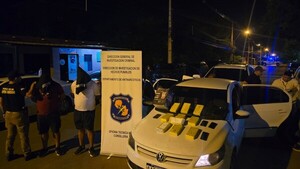 Detenidos en el estacionamiento de un súper con 10 kilos de cocaína