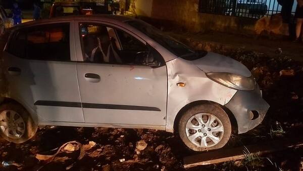 Conductor de plataforma resultó herido tras intento de asalto y vuelco de vehículo | Unicanal