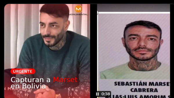 Sebastián Marset cayó en un megaoperativo en Bolivia