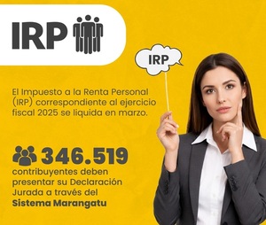 Más de 346.000 contribuyentes deben presentar este mes la liquidación del IRP
