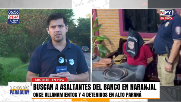 Desarticulan banda vinculada al asalto en Naranjal: cinco detenidos y evidencias incautadas en Itapúa