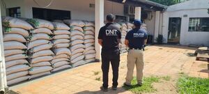 Incautan casi 20 toneladas de azúcar de presunto contrabando en Arroyos y Esteros
