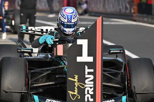 George Russell ganó la qualy de la sprint del GP de China - ABC Motor - ABC Color