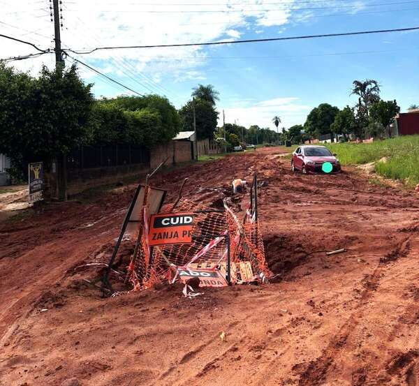 Carapeguá: frentistas critican las improvisaciones en la obra del MOPC - Nacionales - ABC Color