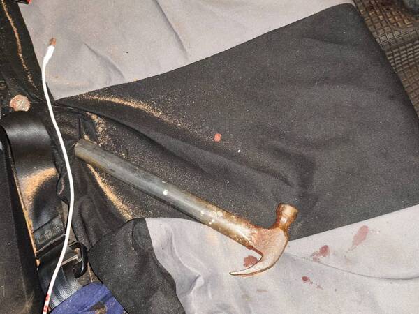 ¡Martillazo!, vuelco y milagro en Cañadita