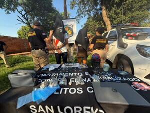 Importante operativo permite desarticular focos de microtráfico en Capiatá