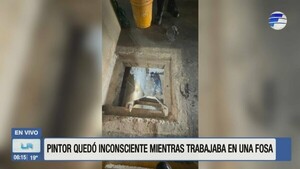 Rescate de un pintor intoxicado en un tanque subterráneo
