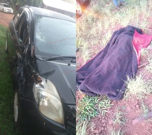 Peatón muere tras ser atropellado en la ruta PY06 en Obligado