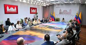 La Nación / Delcy Rodríguez recibió a misión colombiana tras cancelar primer viaje internacional