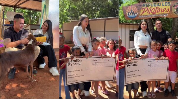 Popular / (VIDEO) ¡Laurys donó platal a un refugio de animalitos!