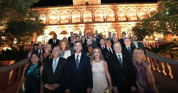 La Nación / El Palacio de López recibió a líderes regionales de la Asamblea del BID