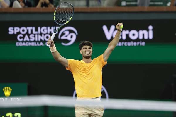 Alcaraz llega disparado a las semis de Indian Wells ante Medvedev - Tenis - ABC Color