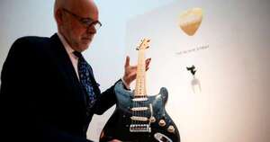 La Nación / Guitarra de Pink Floyd vendida por precio récord de USD 15 millones