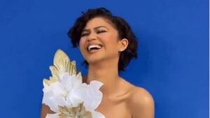 Zendaya reaccionó con risas cuando le gritaban “Mrs. Holland”