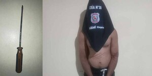 TRINIDAD: A PUNTA DE DESTORNILLADOR INTENTÓ ABUSAR DE SU EXPAREJA