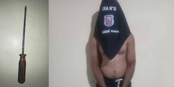 TRINIDAD: A PUNTA DE DESTORNILLADOR INTENTÓ ABUSAR DE SU EXPAREJA