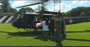 Con apoyo de la Fuerza Aérea, trasladan a niña desde Santaní hasta el Hospital Acosta Ñu - ADN Digital