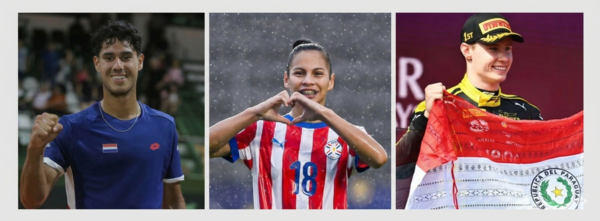 «Claudinha», Dani y Josua, 3 jóvenes deportistas paraguayos en rápido ascenso