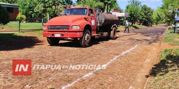 INICIAN OBRAS DE ASFALTADO EN EL BARRIO SAN MIGUEL DE TRINIDAD