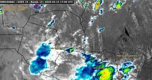 La Nación / Meteorología advierte sobre probable tiempo severo en diez departamentos esta tarde