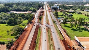 Habilitan nuevos desvíos por obras del Viaducto Km 10 de CDE, financiado por Itaipú Binacional - ADN Digital
