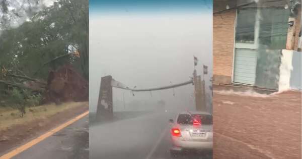 Diario HOY | Tormenta causa estragos en varios puntos de Alto Paraná