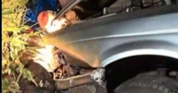 La Nación / Luque: adolescente de 14 años atropelló a una pareja que viajaba en moto