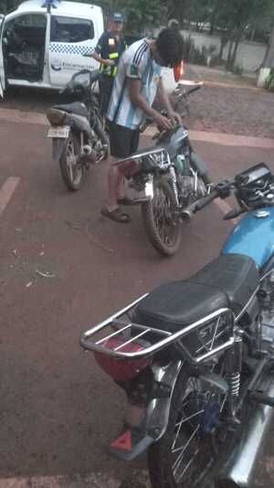 Incautan motocicletas en Encarnación por exposición al peligro en el tránsito