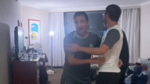 Eufórico festejo tras la histórica clasificación a semis