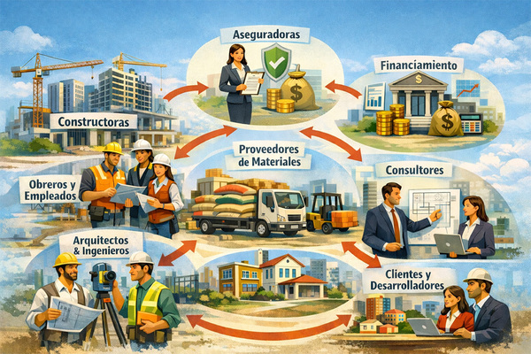 Gremios de la construcción alertan sobre el riesgo de un "default interno" ante deudas del Estado - Amigo Camionero