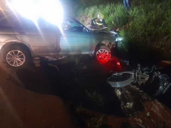 Popular / Luque: Menor arrolló a motocas, cuando intentaba defender a su mamá de un ataque