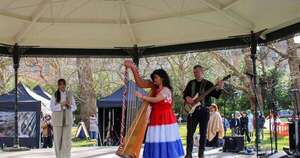 La Nación / Arpa paraguaya se luce en Dublín en festejos de St. Patrick’s Day