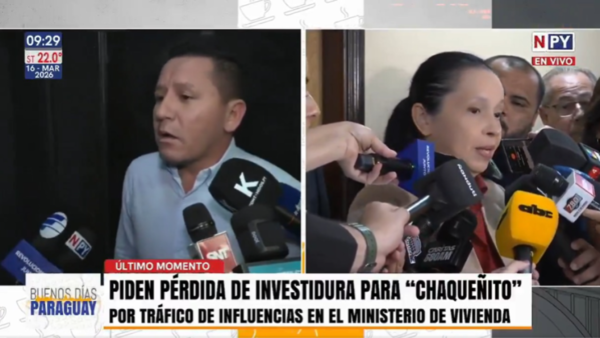 Piden pérdida de investidura para "Chaqueñito" por presunto tráfico de influencias
