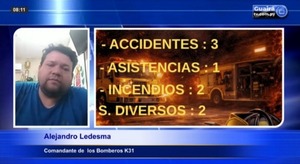 Los Bomberos Villarrica-k31 CBVP apagaron ayer un incendio de gran tamaño.