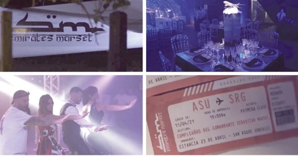 Encuentran video de una exclusiva farra de Marset en Paraguarí y máscaras de alta tecnología