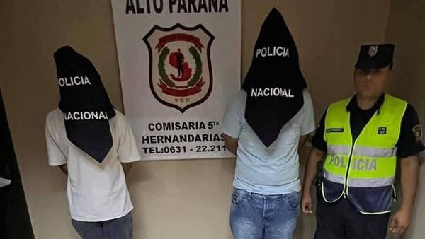 Detienen a los hijos de precandidata a intendente colo'o con el purete