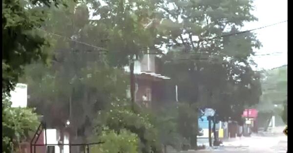 La Nación / La lluvia de nuevo causó estragos en varias ciudades