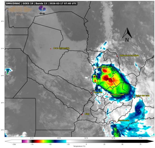 Emiten boletín de Alerta Meteorológica para varios departamentos - ADN Digital