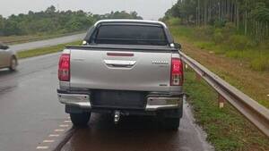 Polis detuvieron a su camarada con vehículo robado