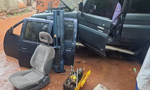 Operativo policial desmantela aguantadero de autos robados en Ñemby - OviedoPress