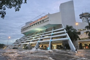 Lluvias intensas dejan más de 200 mm en zona aeropuerto