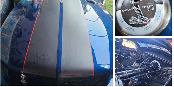 AUTAZO DE PELÍCULA CAE EN CONTROL POLICIAL: INCAUTAN UN MUSTANG ADAPTADO EN NARANJITO