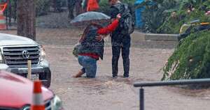 La Nación / Asunción registró 207 milímetros de agua y Meteorología prevé más lluvias intensas