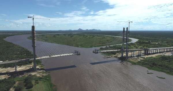 La Nación / Técnicos europeos supervisan trabajos del Puente de la Bioceánica, obra financiada por Itaipú