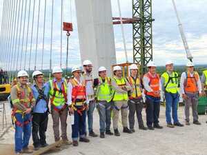 Técnicos europeos supervisan obras del Puente de la Bioceánica financiado por Itaipú | DIARIO PRIMERA PLANA