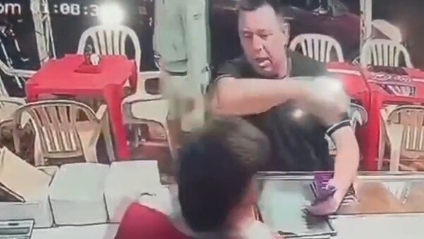 Video: Precandidato a concejal golpeó a trabajador de pizzería por demora de su pedido