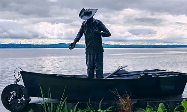 Escultura de “Pedro Canoero” a orillas del Lago Ypacaraí será inaugurada el 27 de marzo - OviedoPress