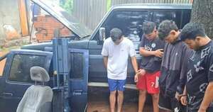 La Nación / Cuatro personas fueron detenidas tras allanamiento de aguantadero en Ñemby